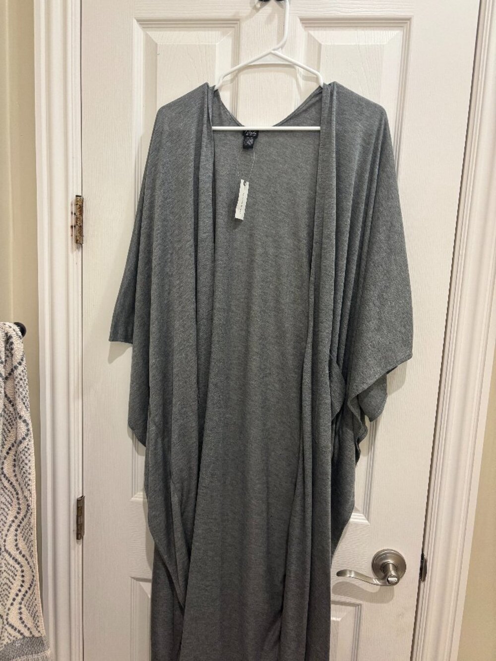 NWT Anthropologie grey dress shrug